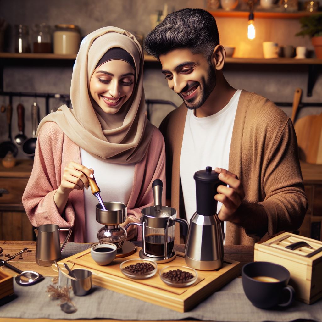 Moments of Happiness and Bonding: How the Complete Coffee Tools Kit Enhances the Relationship Between Couples