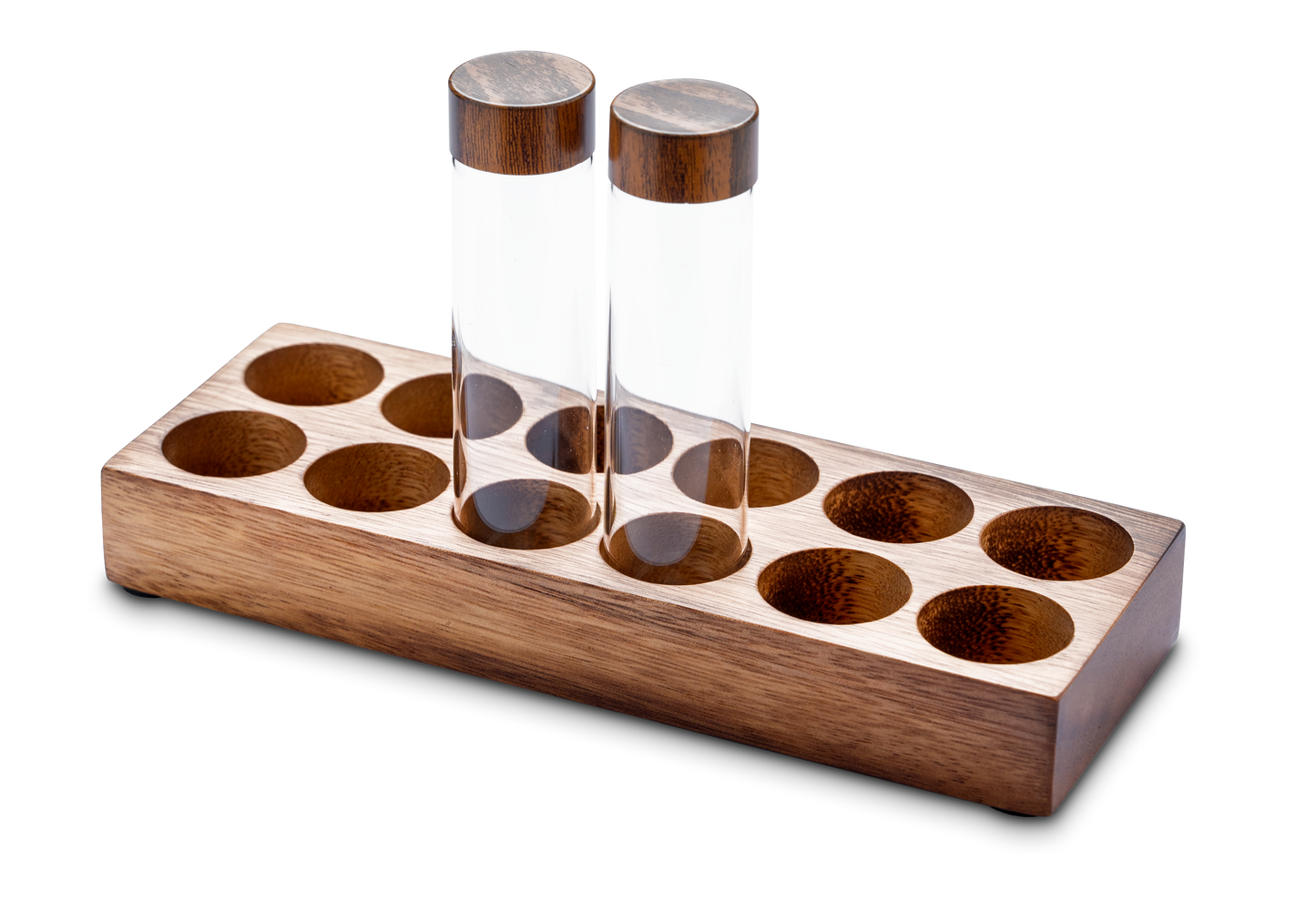 Coffee Storage Jars with Wooden Base – Elegant & Fresh Bean Preservation