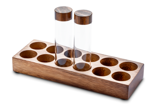 Coffee Storage Jars with Wooden Base – Elegant & Fresh Bean Preservation